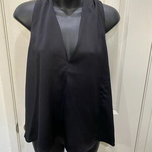 Express Black V-Neck Halter Camisole